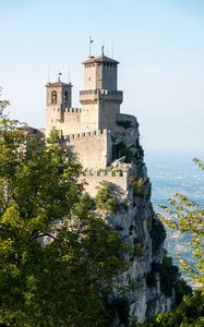 Preview wallpaper castle, architecture, rock