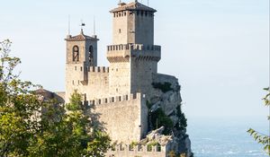 Preview wallpaper castle, architecture, rock