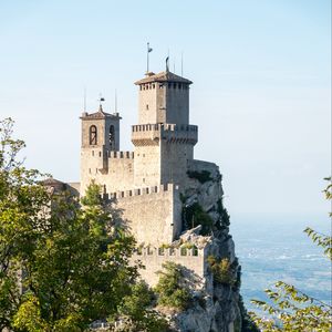 Preview wallpaper castle, architecture, rock