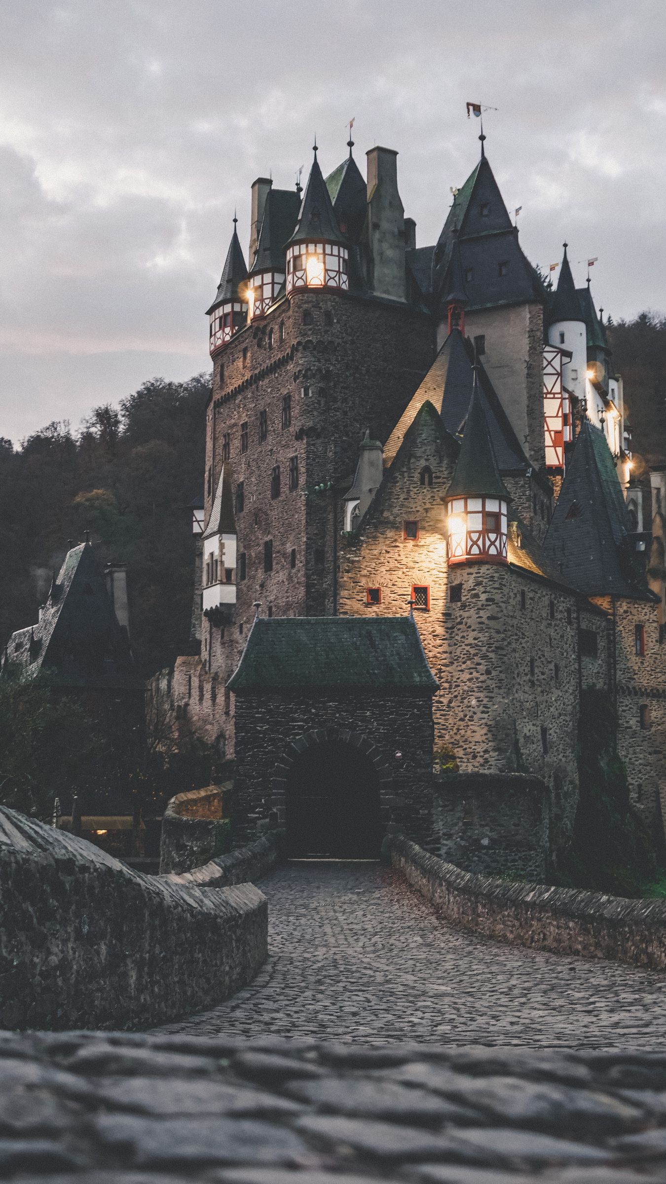 Download wallpaper 1350x2400 castle, building, architecture, old, medieval  iphone 8+/7+/6s+/6+ for parallax hd background