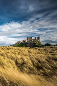 Preview wallpaper castle, building, space, vast, sky