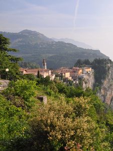 Preview wallpaper castle, mountain, rock, landscape