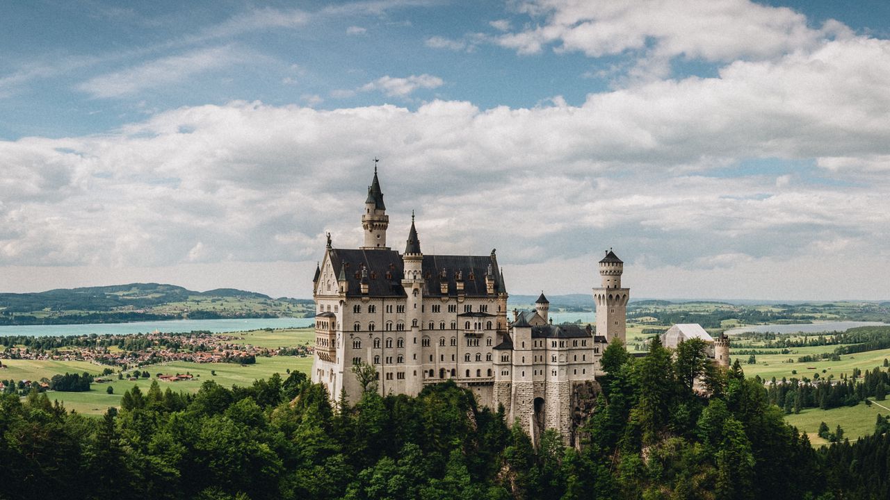 Wallpaper castle, neuschwanstein, bavaria, germany