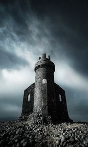 Preview wallpaper castle, tower, structure, stones
