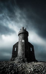 Preview wallpaper castle, tower, structure, stones