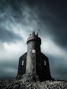 Preview wallpaper castle, tower, structure, stones