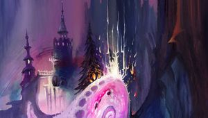 Preview wallpaper castle, towers, fantasy, art