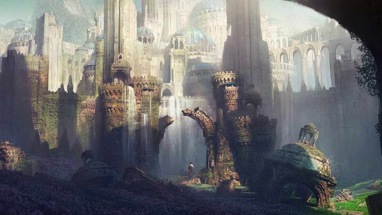 Wallpaper castle, traveler, art hd, picture, image