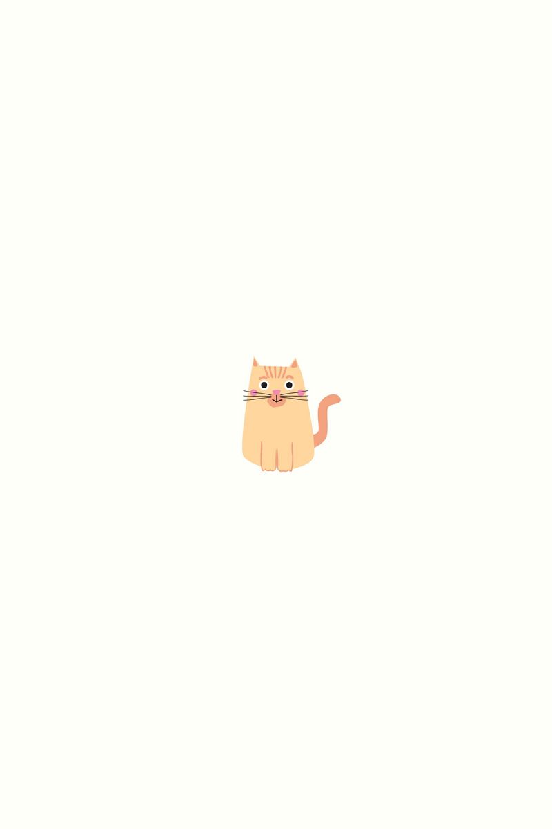 Download wallpaper 800x1200 cat, art, minimalism, vector iphone 4s/4 ...