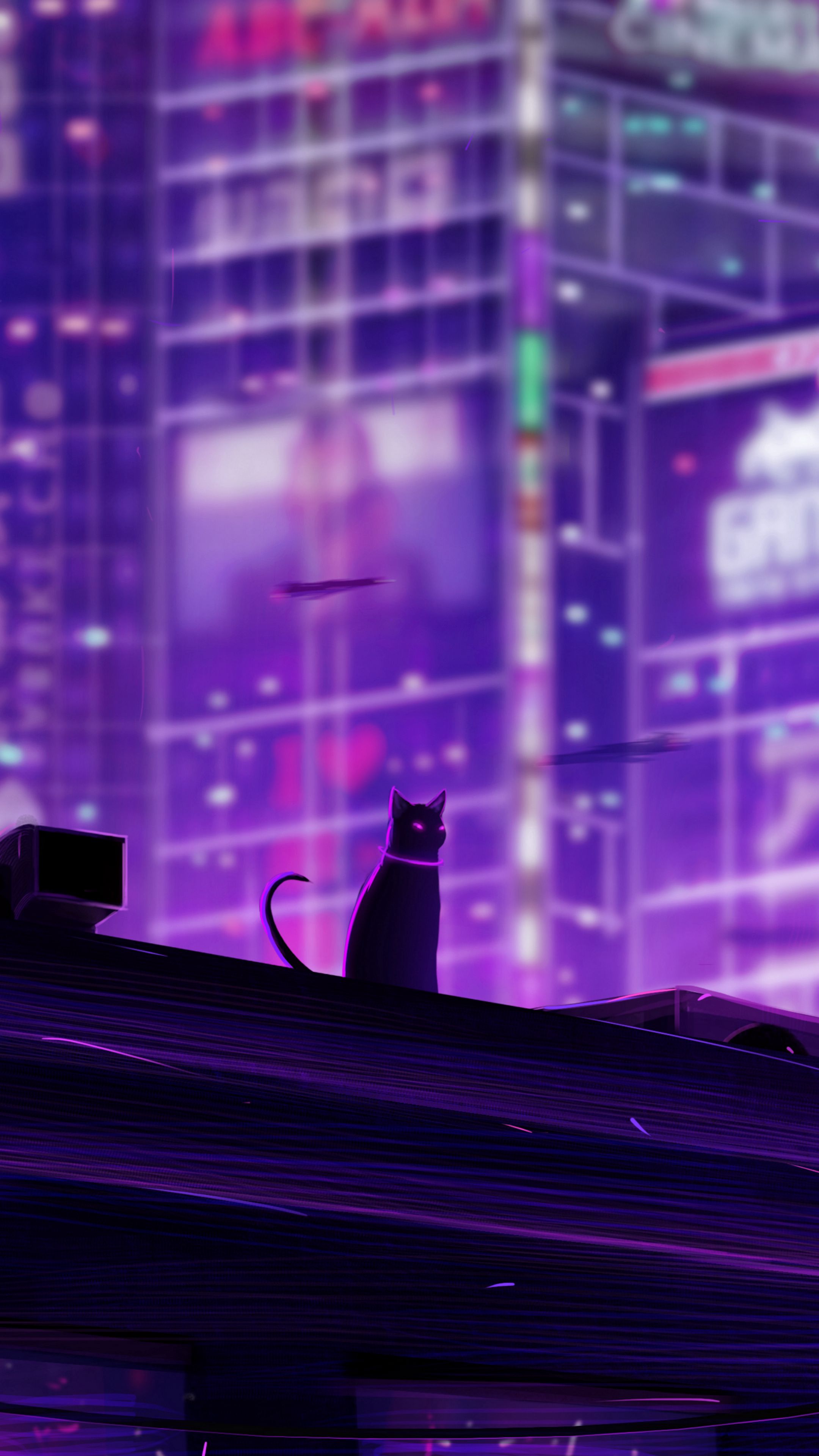 Neon Cat Live Wallpaper  Apps on Google Play