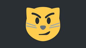 Preview wallpaper cat, smirk, art, vector