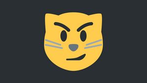 Preview wallpaper cat, smirk, art, vector