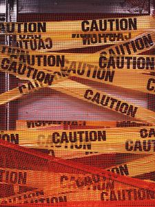 Preview wallpaper caution, boundary tape, tape, yellow, text