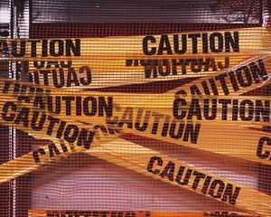 Preview wallpaper caution, boundary tape, tape, yellow, text