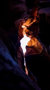 Preview wallpaper cave, canyon, dark, rocks