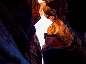 Preview wallpaper cave, canyon, dark, rocks
