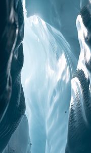 Preview wallpaper cave, canyon, ice, walls, nature