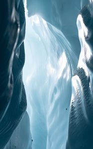 Preview wallpaper cave, canyon, ice, walls, nature