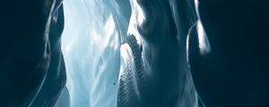 Preview wallpaper cave, canyon, ice, walls, nature