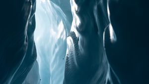 Preview wallpaper cave, canyon, ice, walls, nature