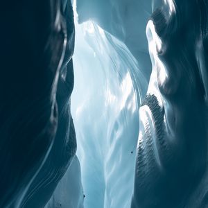 Preview wallpaper cave, canyon, ice, walls, nature