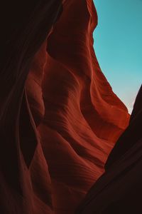 Preview wallpaper cave, canyon, mountains, stone, wavy