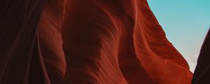 Preview wallpaper cave, canyon, mountains, stone, wavy