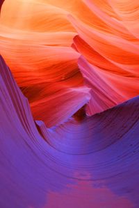 Preview wallpaper cave, canyon, rock, surface, wavy