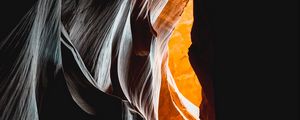 Preview wallpaper cave, canyon, rocks, dark