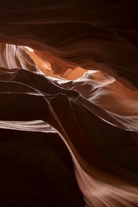 Preview wallpaper cave, canyon, shadows, light, relief