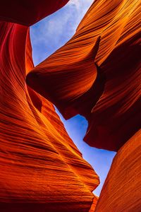 Preview wallpaper cave, canyon, stone, relief, wavy