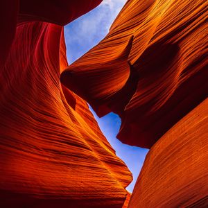 Preview wallpaper cave, canyon, stone, relief, wavy