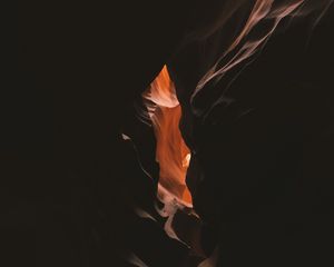 Preview wallpaper cave, dark, gorge, canyon, rock