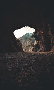 Preview wallpaper cave, dark, mountains, rocks