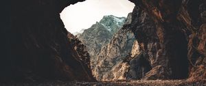 Preview wallpaper cave, dark, mountains, rocks