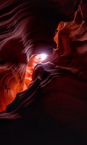 Preview wallpaper cave, dark, rock, canyon