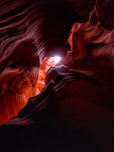 Preview wallpaper cave, dark, rock, canyon