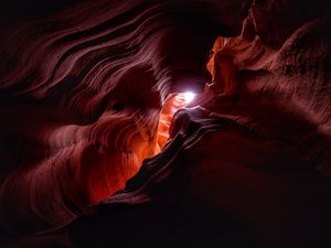 Preview wallpaper cave, dark, rock, canyon