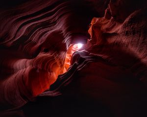 Preview wallpaper cave, dark, rock, canyon