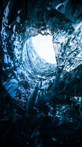 Preview wallpaper cave, ice, gorge