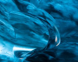 Preview wallpaper cave, ice, nature, blue