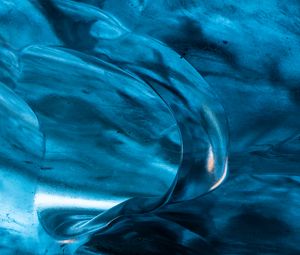 Preview wallpaper cave, ice, nature, blue
