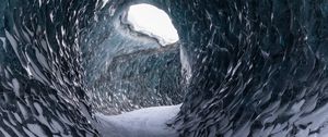 Preview wallpaper cave, ice, snow