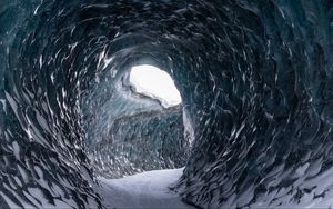 Preview wallpaper cave, ice, snow