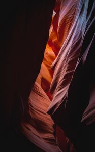 Preview wallpaper cave, rock, canyon, gorge, light