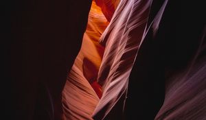Preview wallpaper cave, rock, canyon, gorge, light