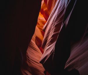 Preview wallpaper cave, rock, canyon, gorge, light