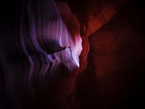 Preview wallpaper cave, rock, darkness, dark