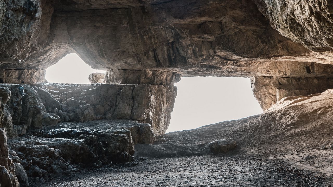 Wallpaper cave, rock, stones, nature