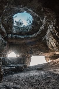 Preview wallpaper cave, rock, stones, nature